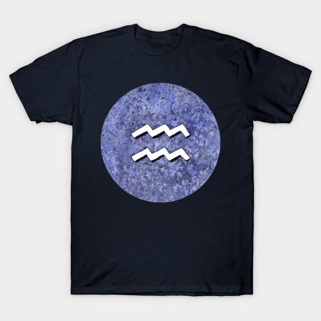 Aquarius astrological sign T-Shirt by Savousepate